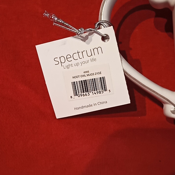 Owl Coffee/Tea 21oz Mug. Turquoise. "Life is a HOOT!". SPECTRUM DESIGNZ-2017. - Picture 15 of 15